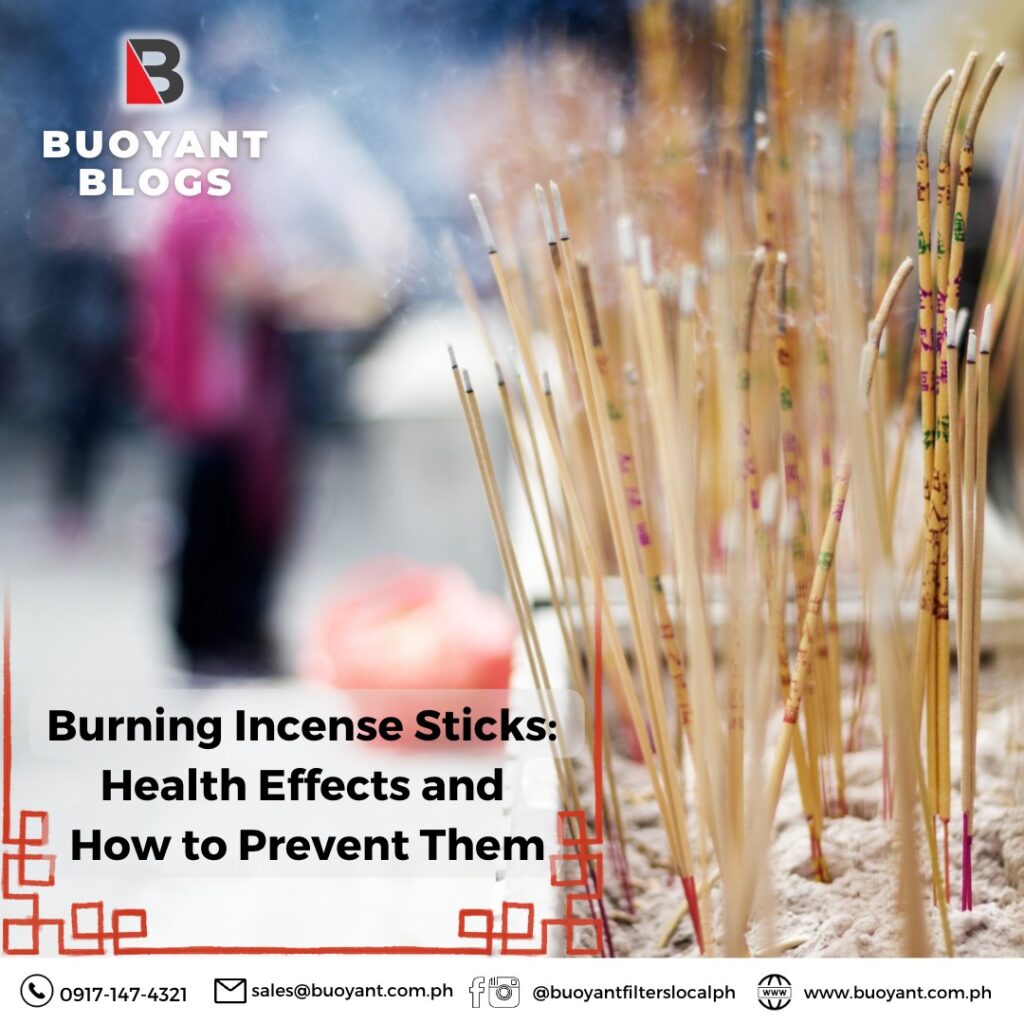 Burning incense stick health effects and how to prevent them